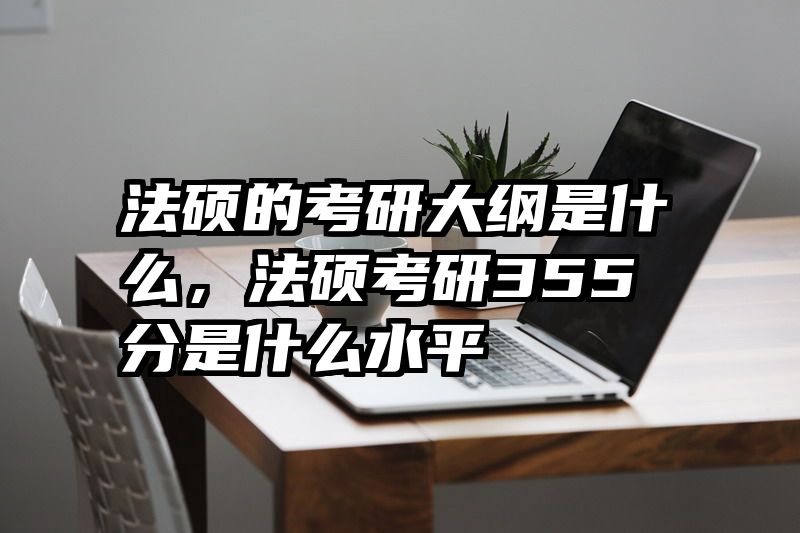 法硕的考研大纲是什么，法硕考研355分是什么水平