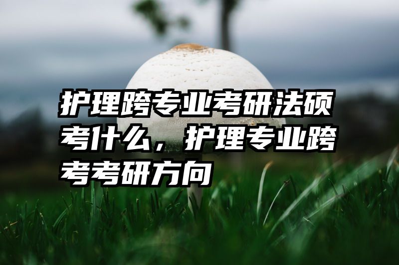 护理跨专业考研法硕考什么，护理专业跨考考研方向