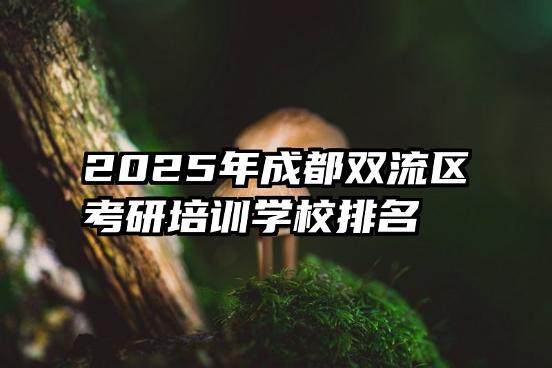 2025年成都双流区考研培训学校排名