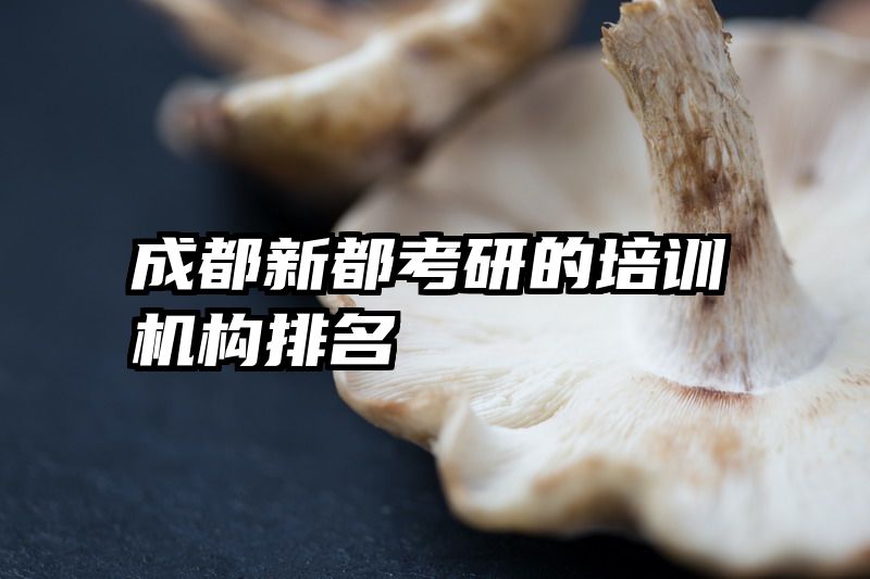 成都新都考研的培训机构排名