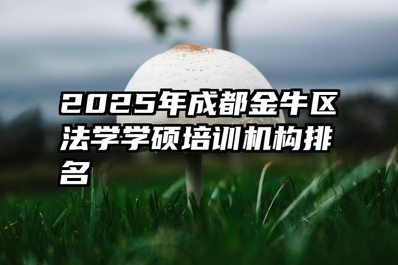2025年成都金牛区法学学硕培训机构排名