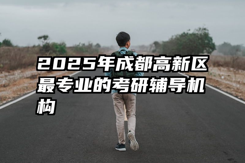 2025年成都高新区最专业的考研辅导机构