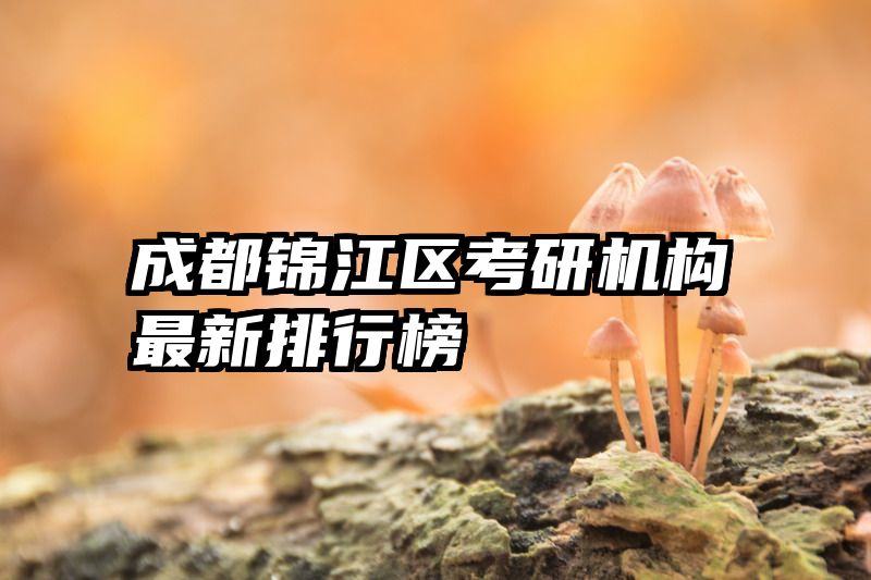 成都锦江区考研机构最新排行榜