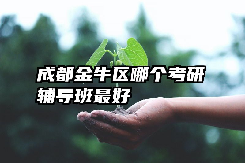 成都金牛区哪个考研辅导班最好