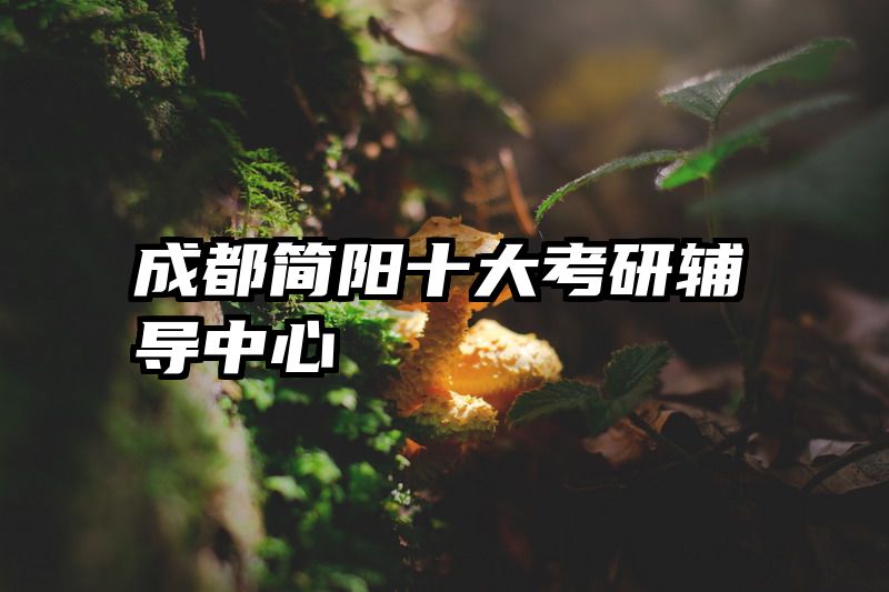 成都简阳十大考研辅导中心