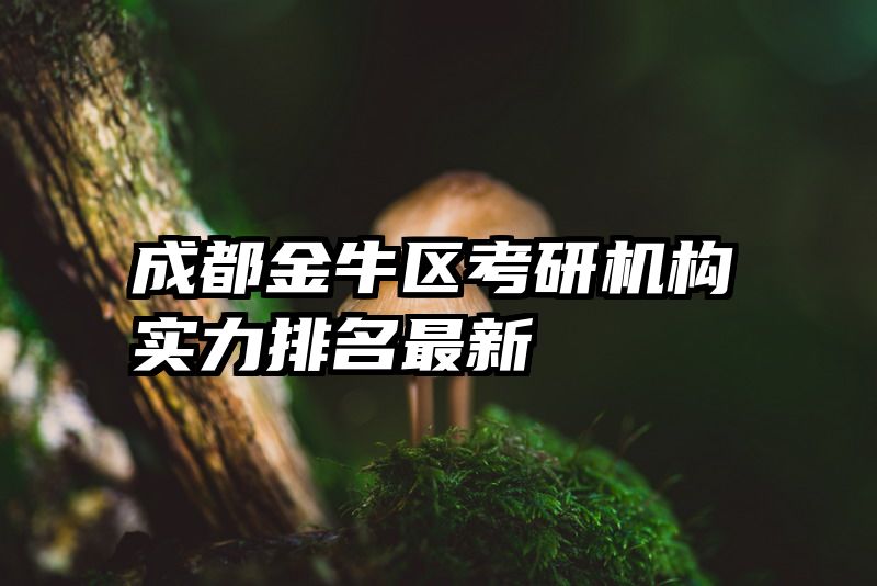 成都金牛区考研机构实力排名最新