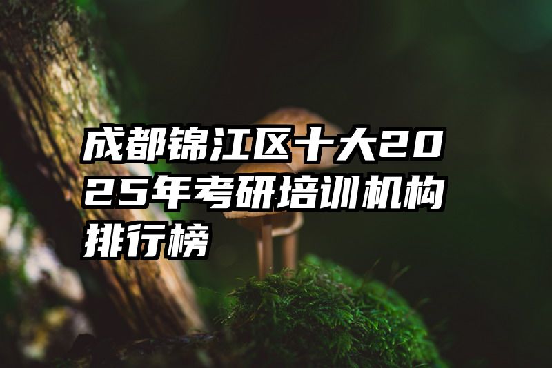 成都锦江区十大2025年考研培训机构排行榜