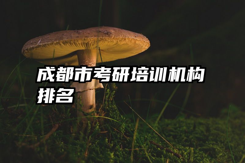成都市考研培训机构排名
