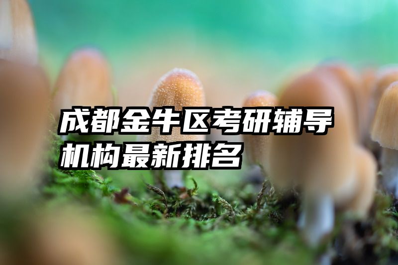 成都金牛区考研辅导机构最新排名