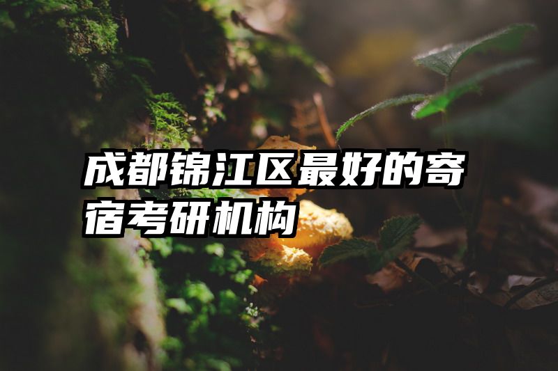 成都锦江区最好的寄宿考研机构