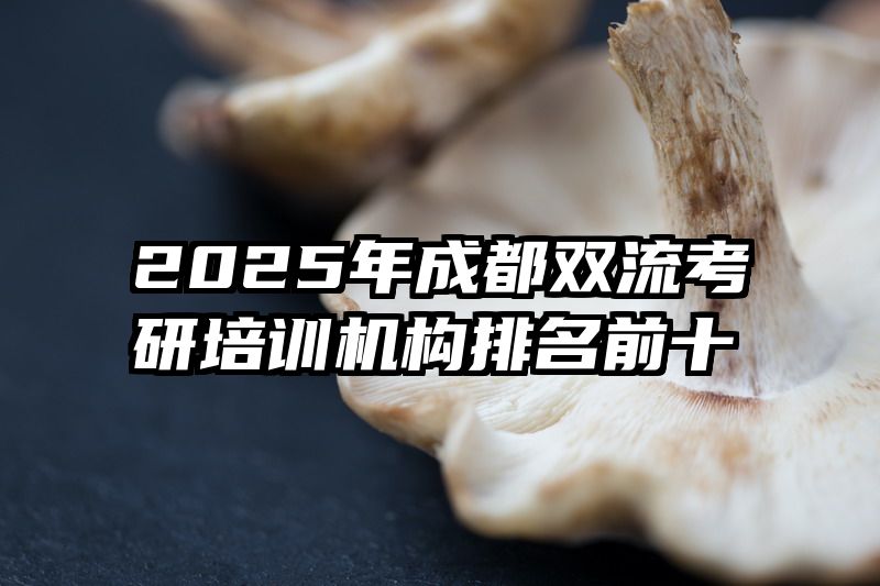 2025年成都双流考研培训机构排名前十