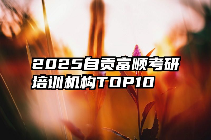 2025自贡富顺考研培训机构TOP10