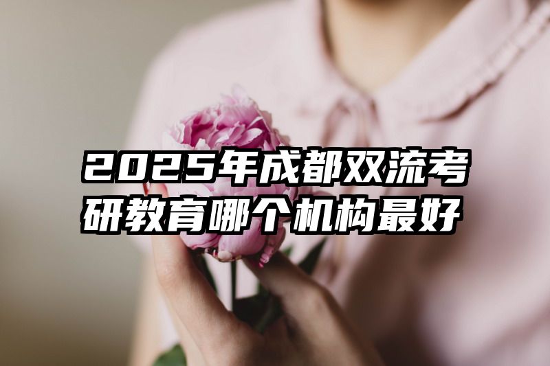 2025年成都双流考研教育哪个机构最好