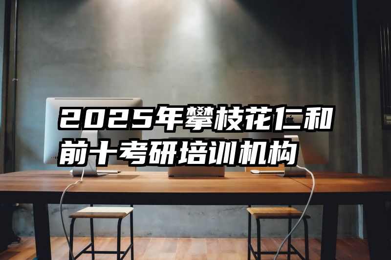 2025年攀枝花仁和前十考研培训机构