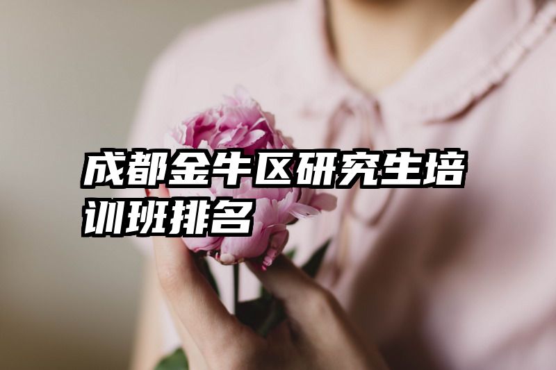 成都金牛区研究生培训班排名
