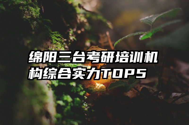 绵阳三台考研培训机构综合实力TOP5