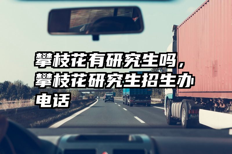 攀枝花有研究生吗，攀枝花研究生招生办电话