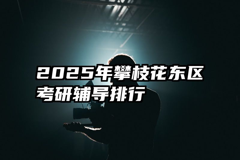 2025年攀枝花东区考研辅导排行