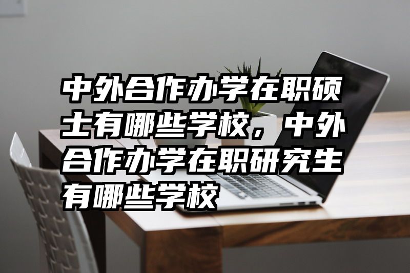 中外合作办学在职硕士有哪些学校，中外合作办学在职研究生有哪些学校