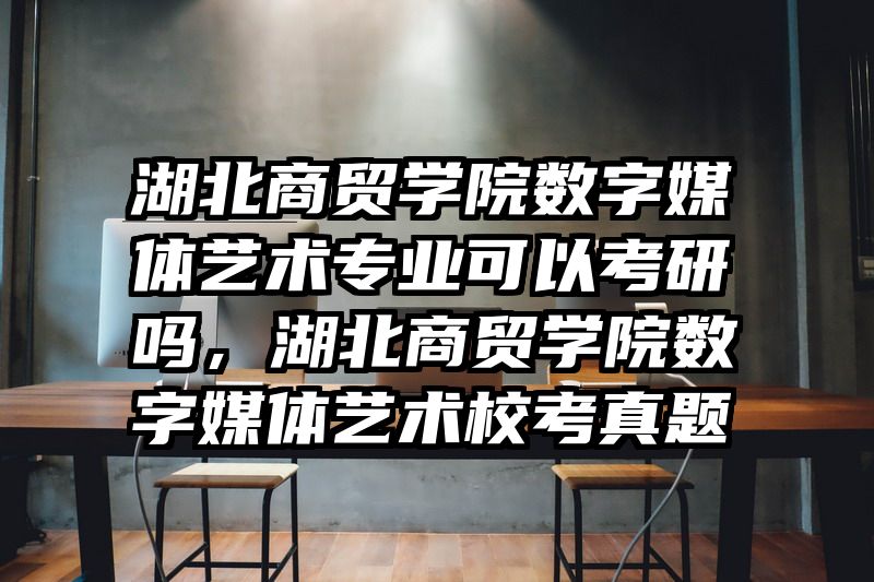 湖北商贸学院数字媒体艺术专业可以考研吗，湖北商贸学院数字媒体艺术校考真题