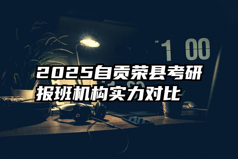 2025自贡荣县考研报班机构实力对比
