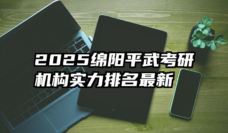 2025绵阳平武考研机构实力排名最新