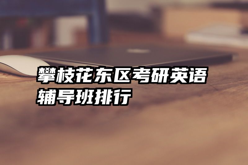 攀枝花东区考研英语辅导班排行