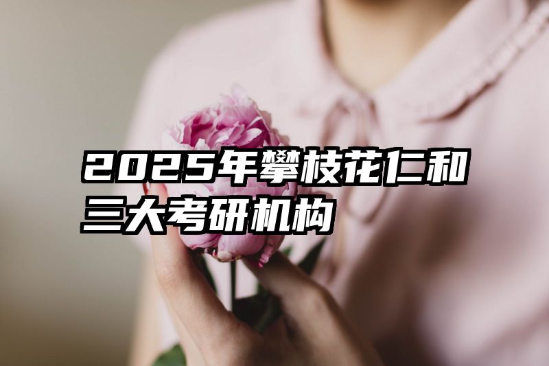 2025年攀枝花仁和三大考研机构