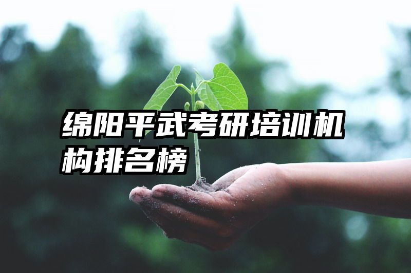 绵阳平武考研培训机构排名榜