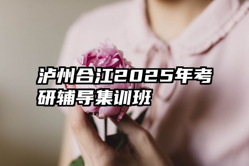 泸州合江2025年考研辅导集训班