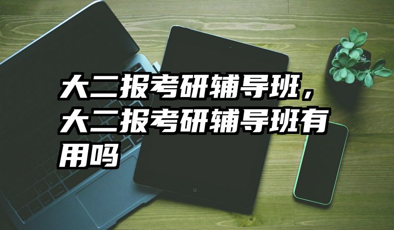 大二报考研辅导班,大二报考研辅导班有用吗