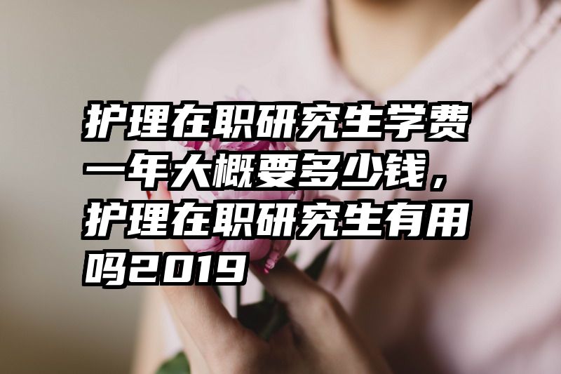 护理在职研究生学费一年大概要多少钱，护理在职研究生有用吗2019