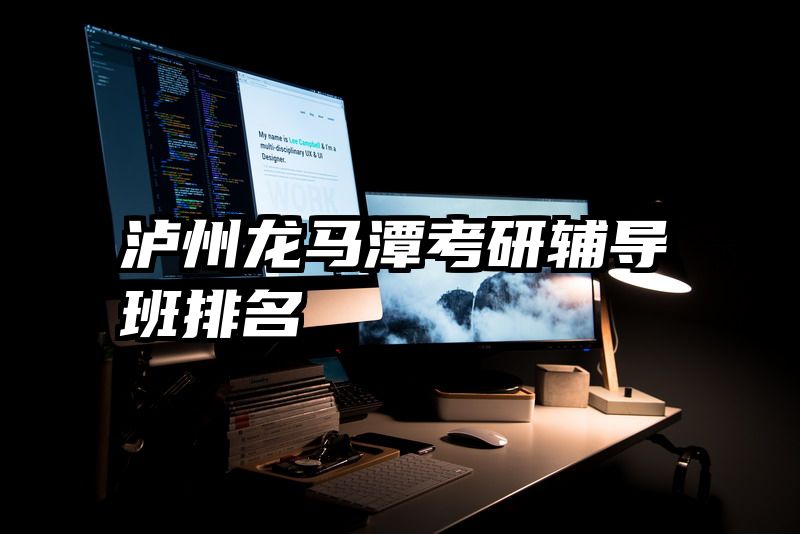 泸州龙马潭考研辅导班排名