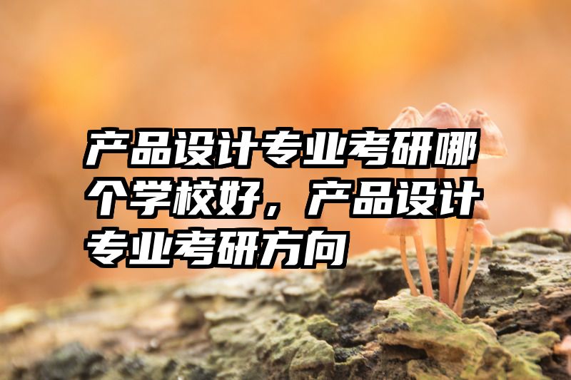 产品设计专业考研哪个学校好，产品设计专业考研方向