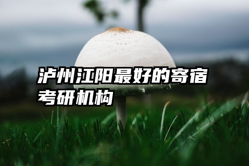 泸州江阳最好的寄宿考研机构