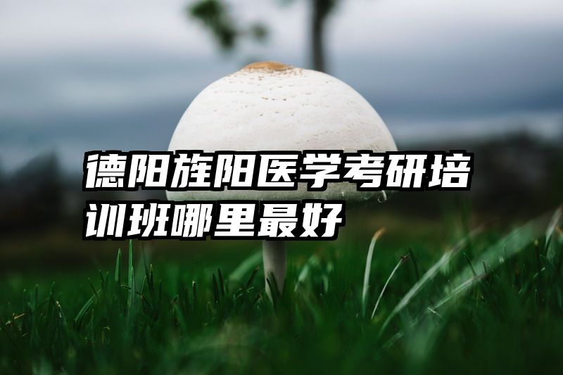 德阳旌阳医学考研培训班哪里最好