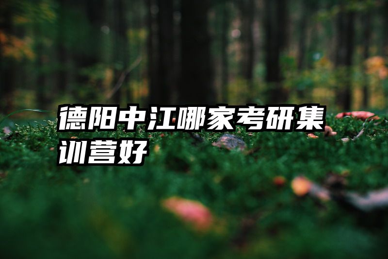 德阳中江哪家考研集训营好