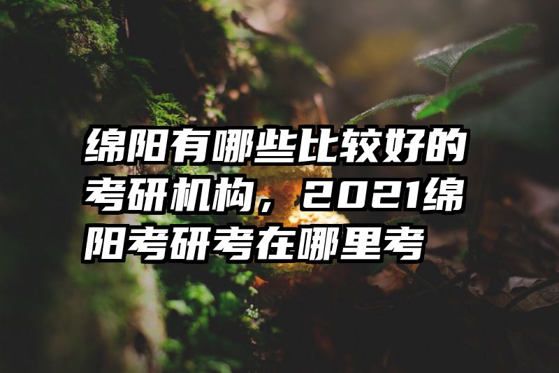 绵阳有哪些比较好的考研机构,2021绵阳考研考在哪里考