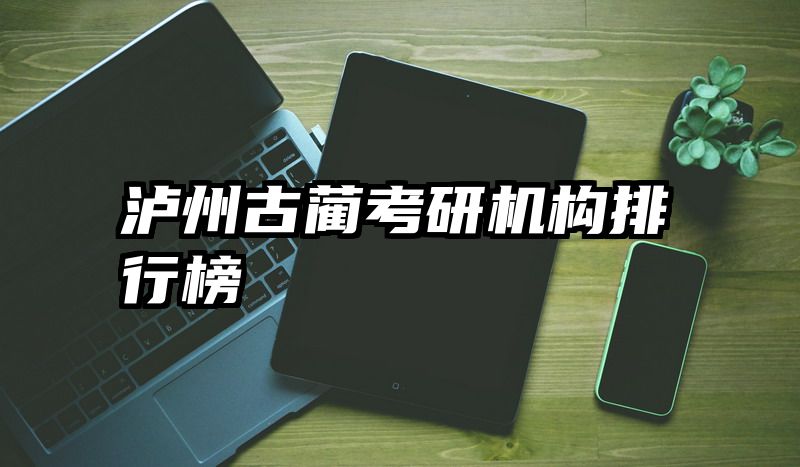 泸州古蔺考研机构排行榜