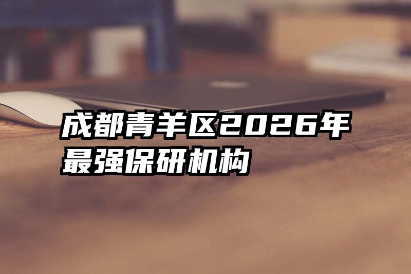 成都青羊区2026年最强保研机构