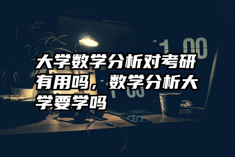 大学数学分析对考研有用吗，数学分析大学要学吗