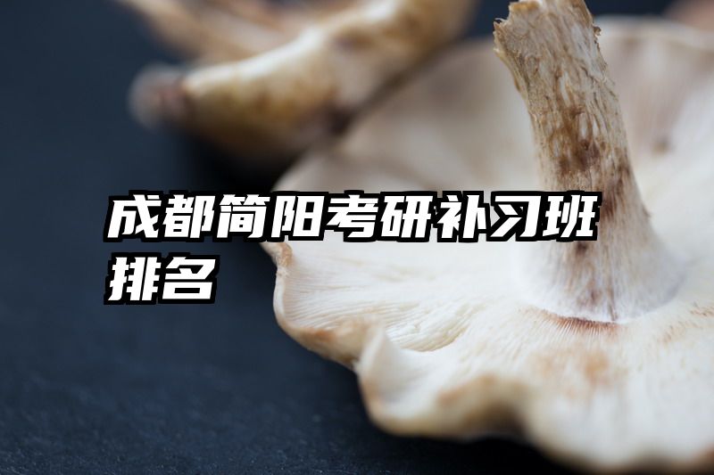 成都简阳考研补习班排名