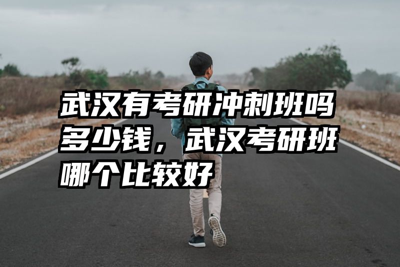 武汉有考研冲刺班吗多少钱,武汉考研班哪个比较好
