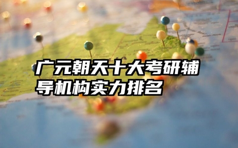 广元朝天十大考研辅导机构实力排名