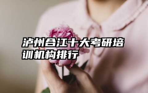 泸州合江十大考研培训机构排行