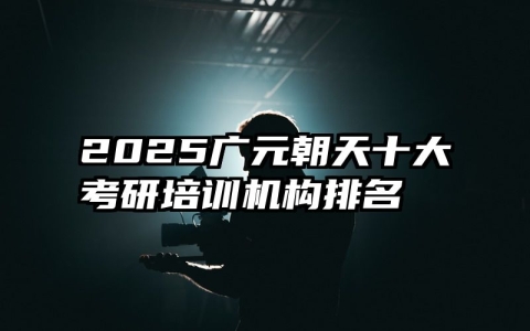 2025广元朝天十大考研培训机构排名