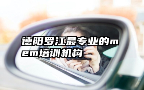 德阳罗江最专业的mem培训机构